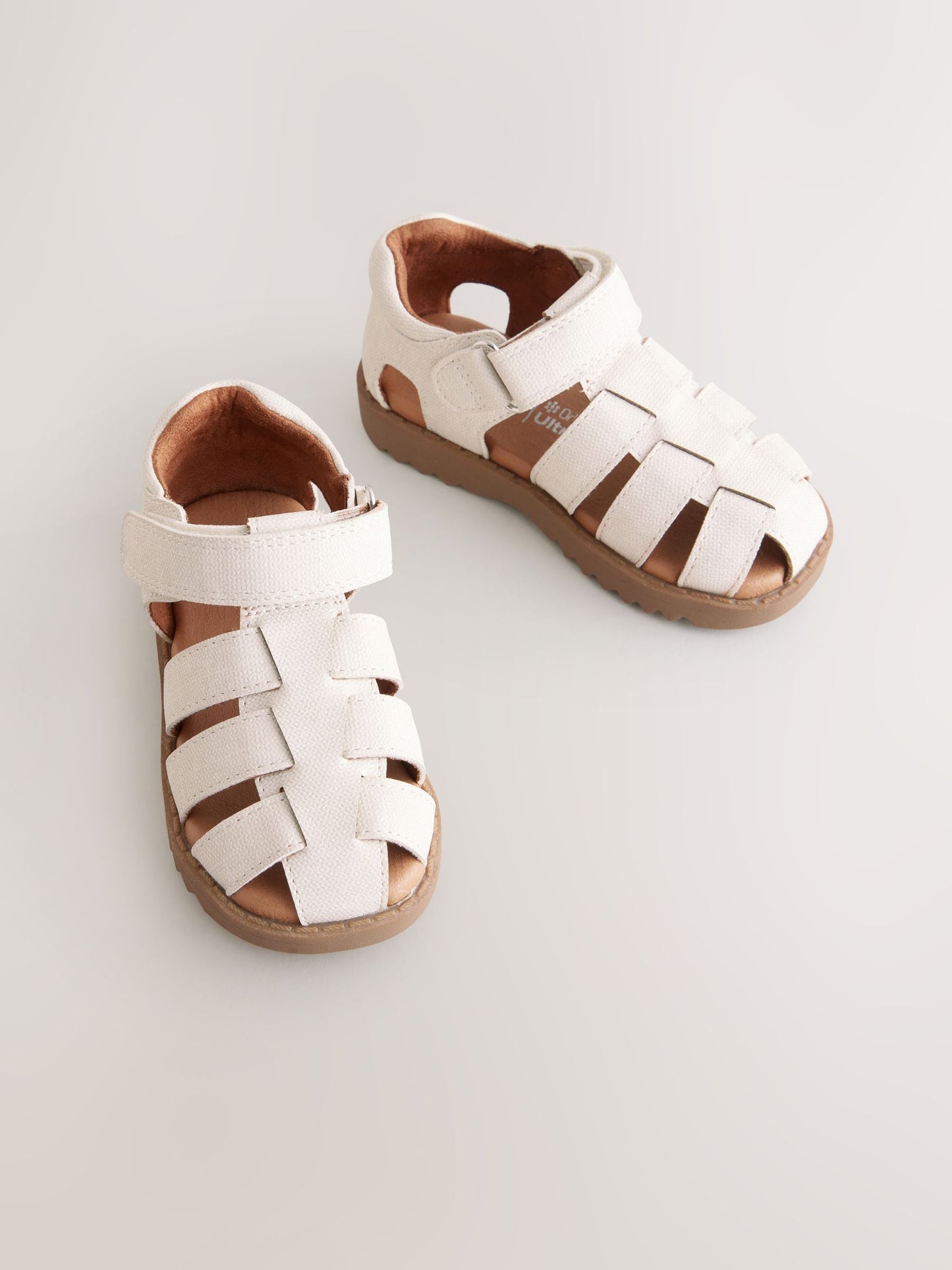 White Fisherman Sandals image 1