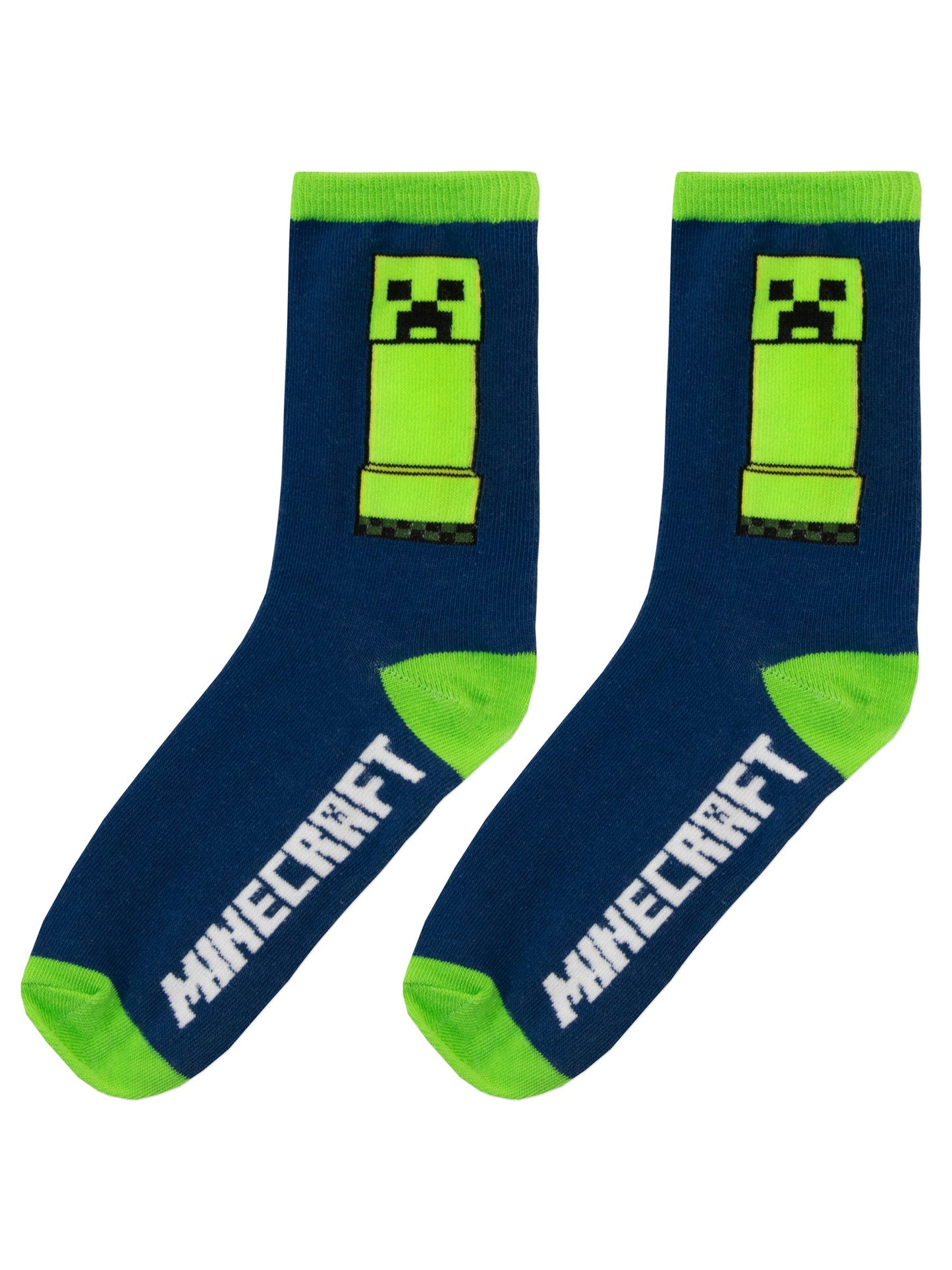 Dsiney Kidz - Character Green Minecraft Socks 3 Pack image 2