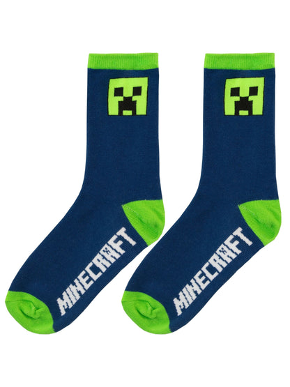 Dsiney Kidz - Character Green Minecraft Socks 3 Pack image 3