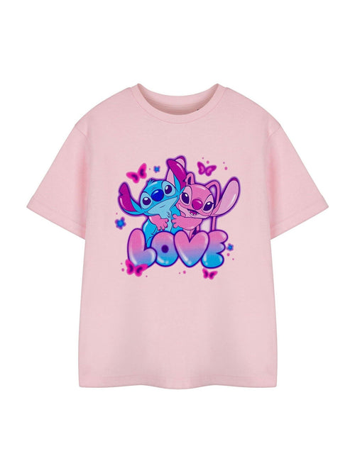Dsiney Kidz - Vanilla Underground Pink Stitch Disney T-Shirt image 1