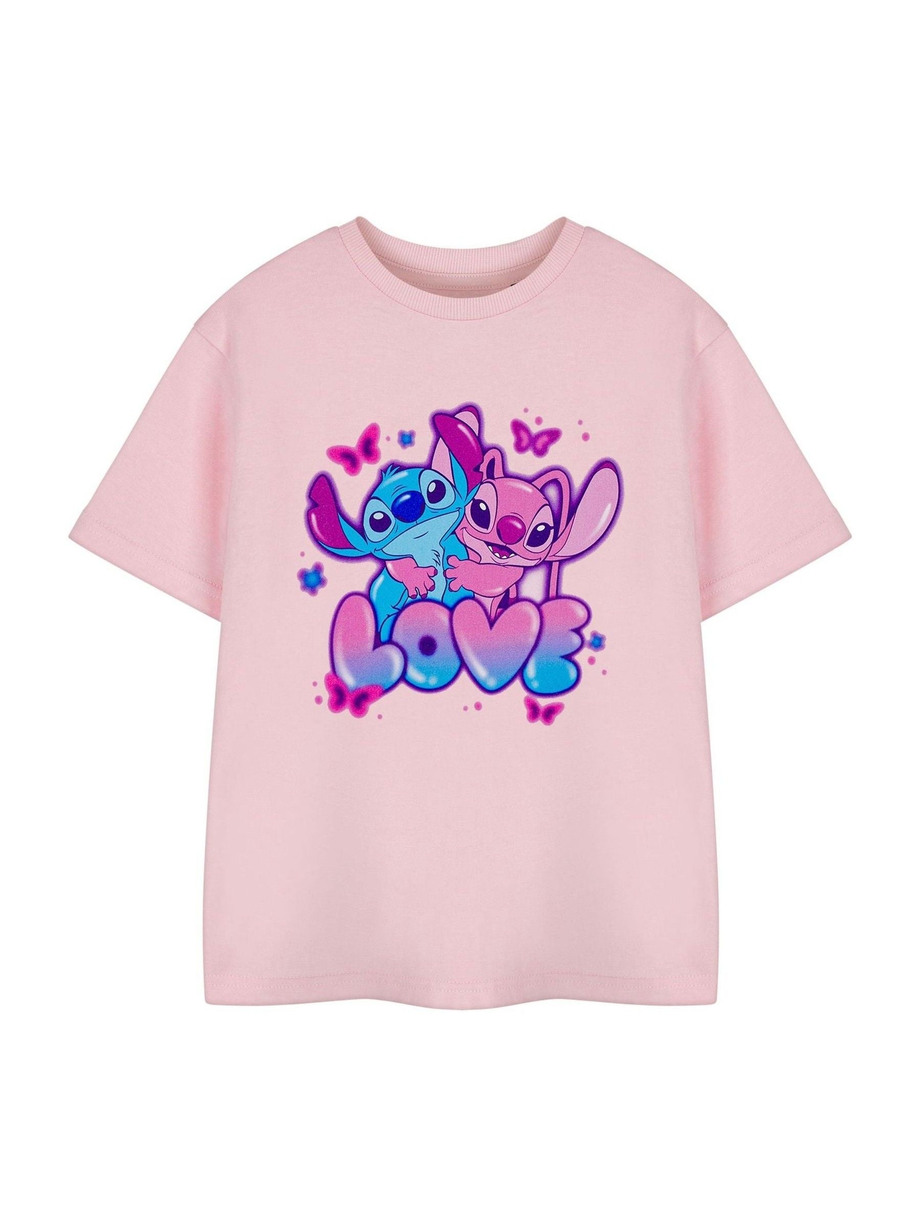 Dsiney Kidz - Vanilla Underground Pink Stitch Disney T-Shirt image 1