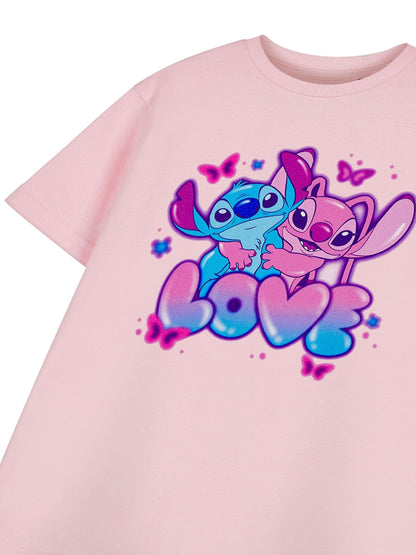 Dsiney Kidz - Vanilla Underground Pink Stitch Disney T-Shirt image 5