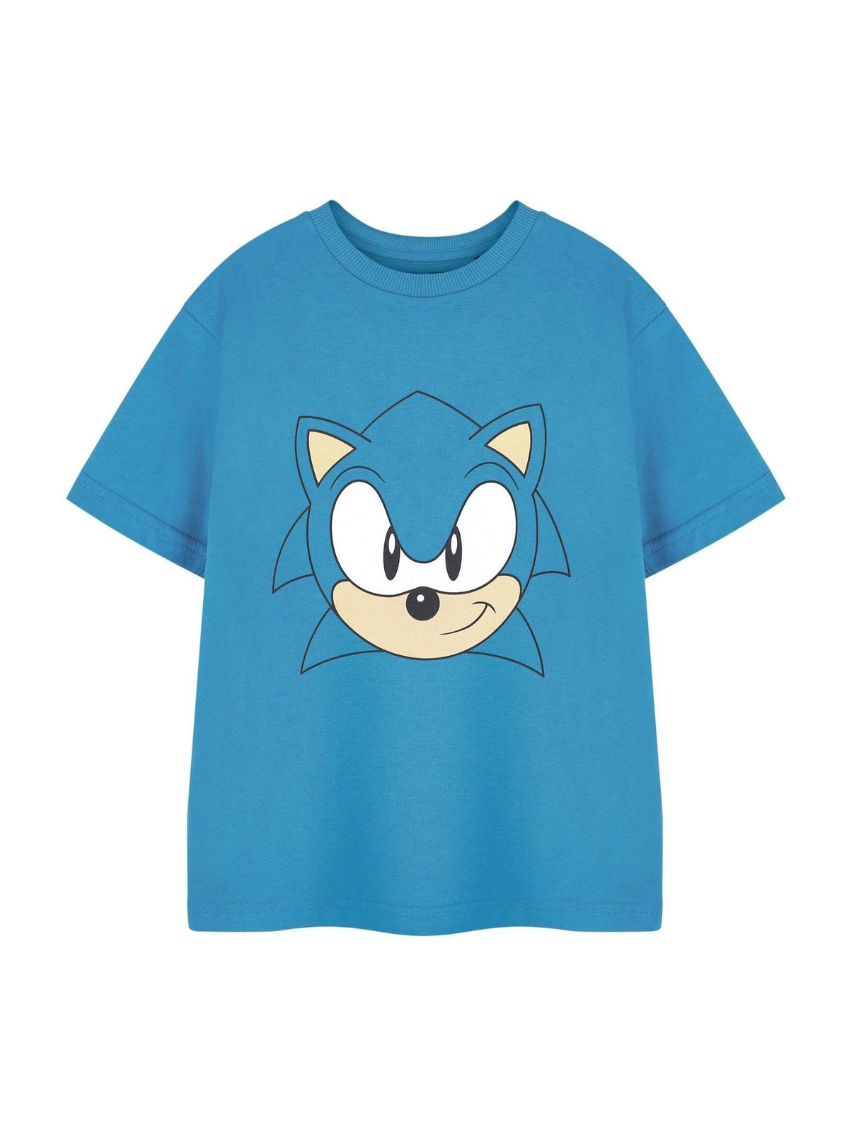 Dsiney Kidz - Vanilla Underground Blue Dark Boys Sonic The Hedgehog Licensed 100% Cotton T-Shirt image 1