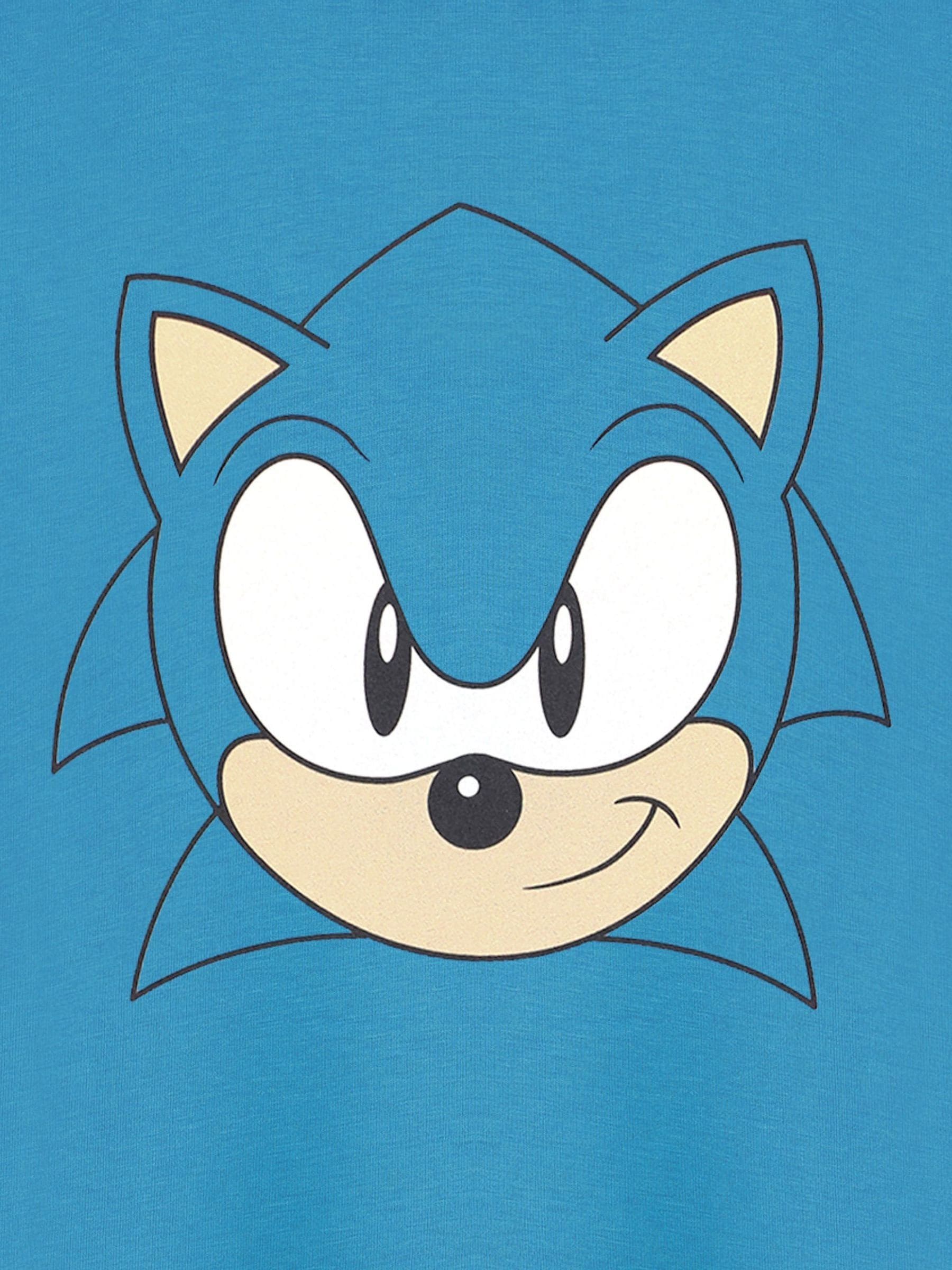 Dsiney Kidz - Vanilla Underground Blue Dark Boys Sonic The Hedgehog Licensed 100% Cotton T-Shirt image 4