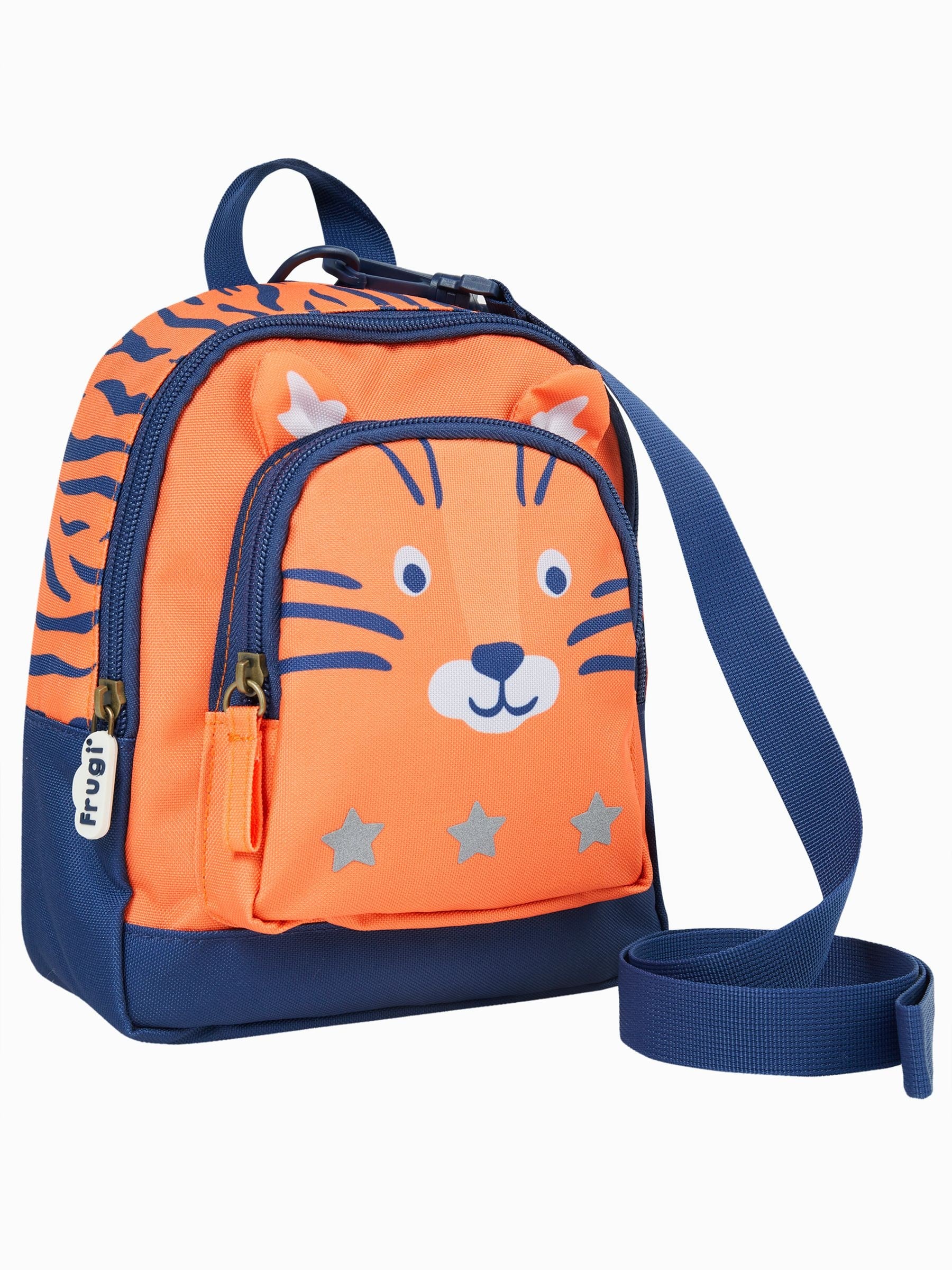 Frugi Orange Tiger Little Adventurers Backpack image 1