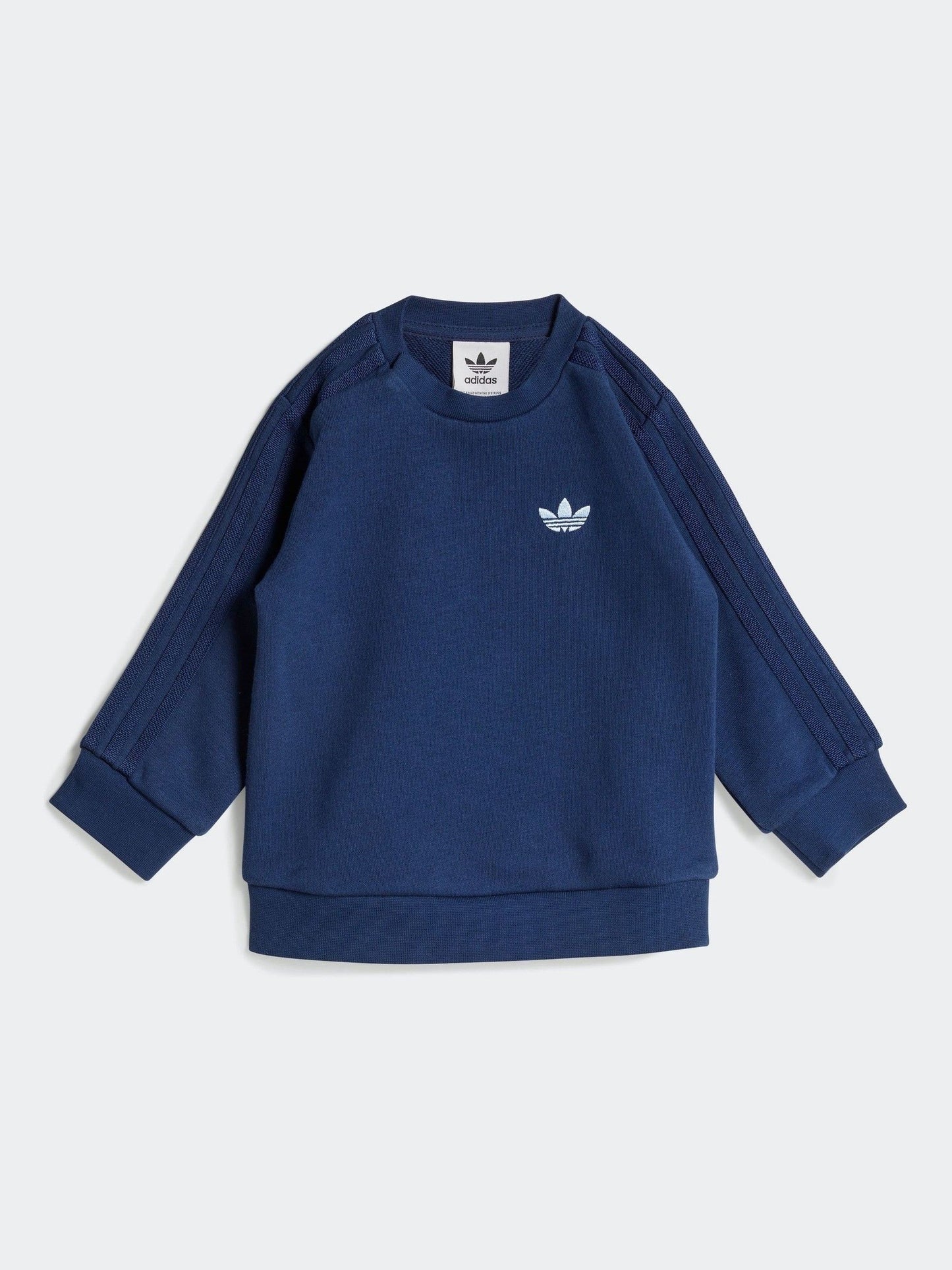 adidas originals Blue Sweatshirt and Denim Legging Set Infant Kids image 2