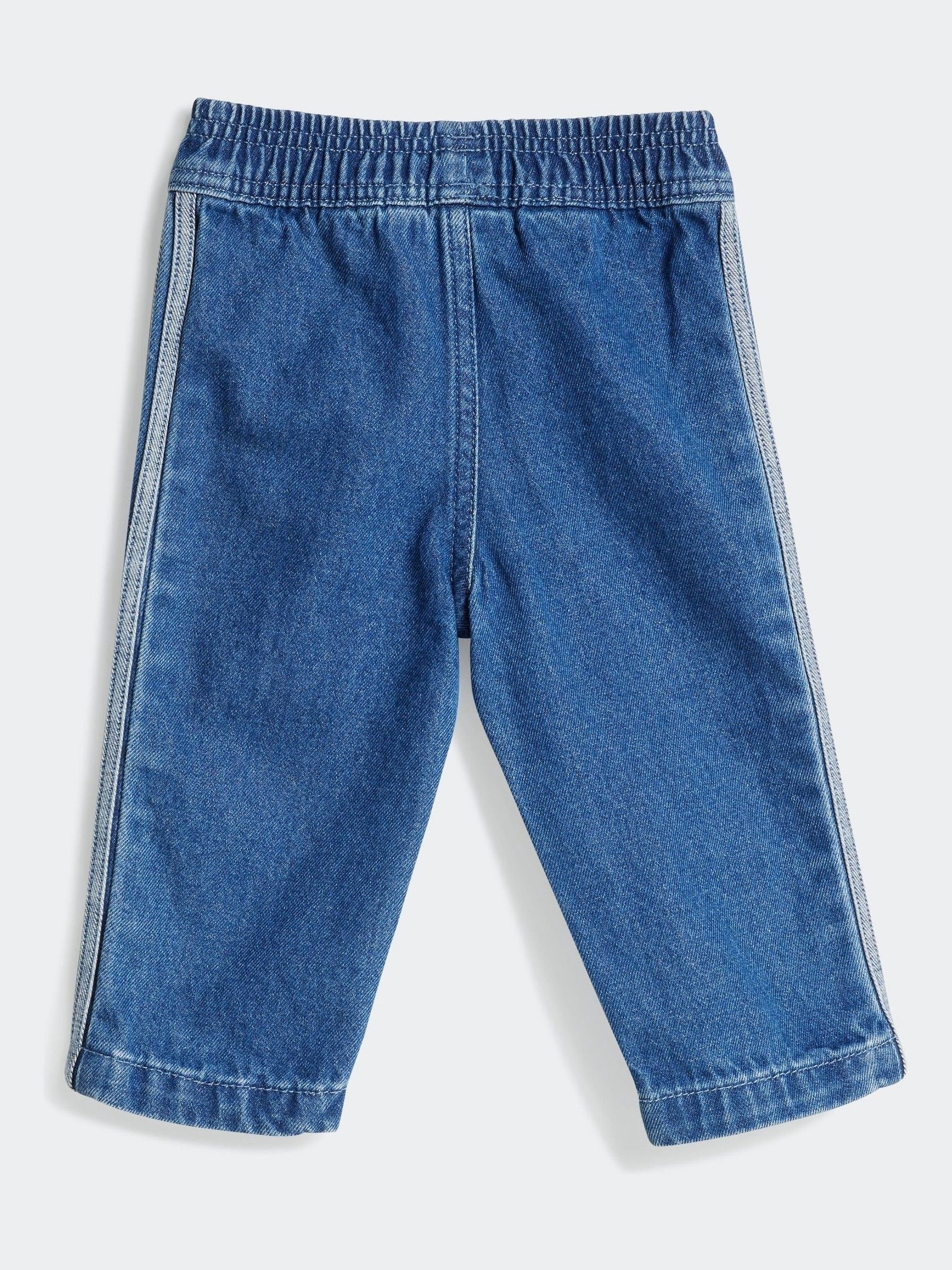 adidas originals Blue Sweatshirt and Denim Legging Set Infant Kids image 4