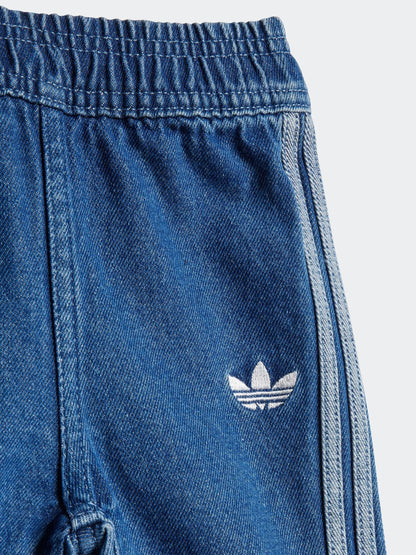 adidas originals Blue Sweatshirt and Denim Legging Set Infant Kids image 7