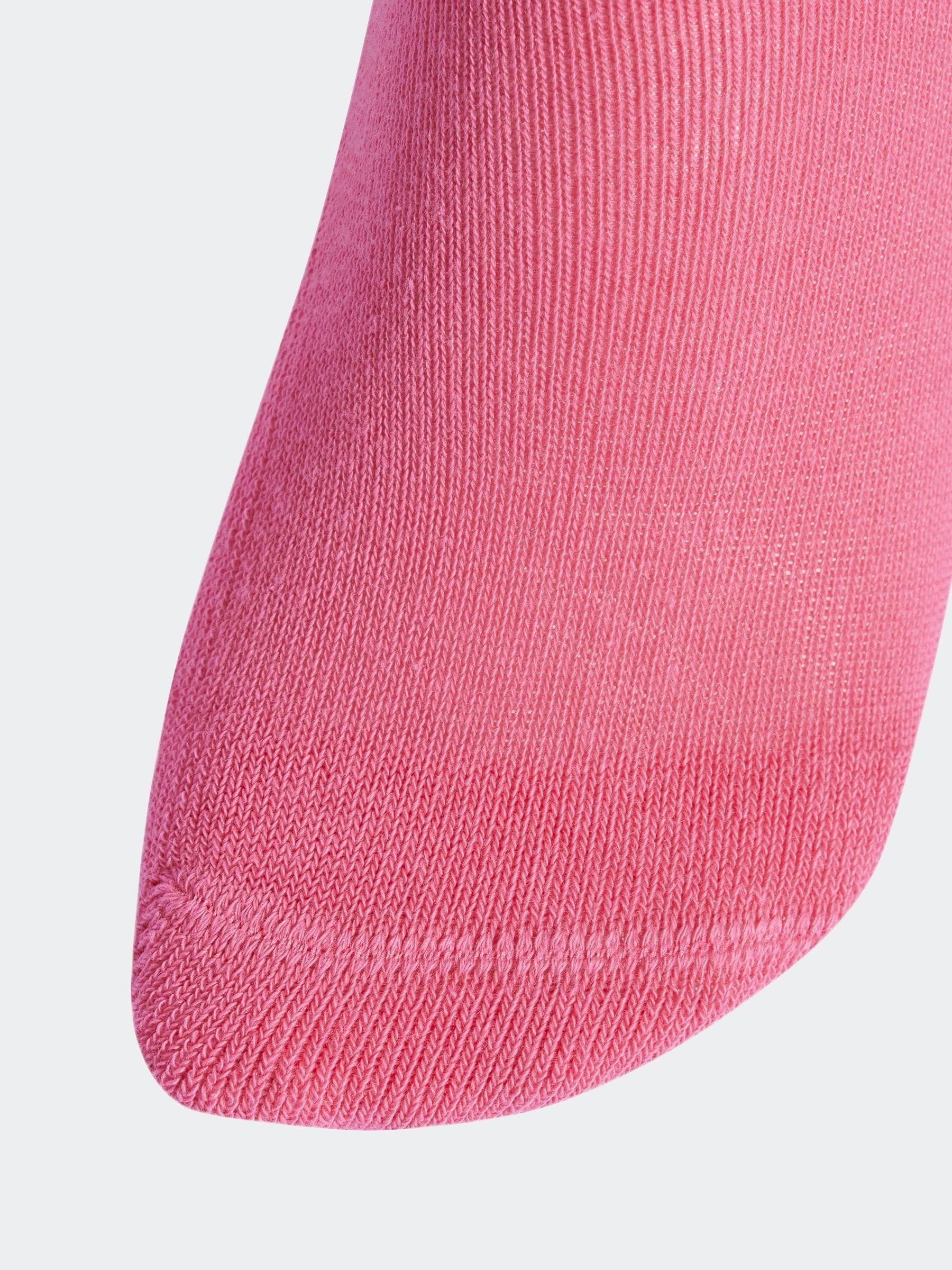 adidas Pink/Lilac Linear Ankle 5 Packs Socks image 3