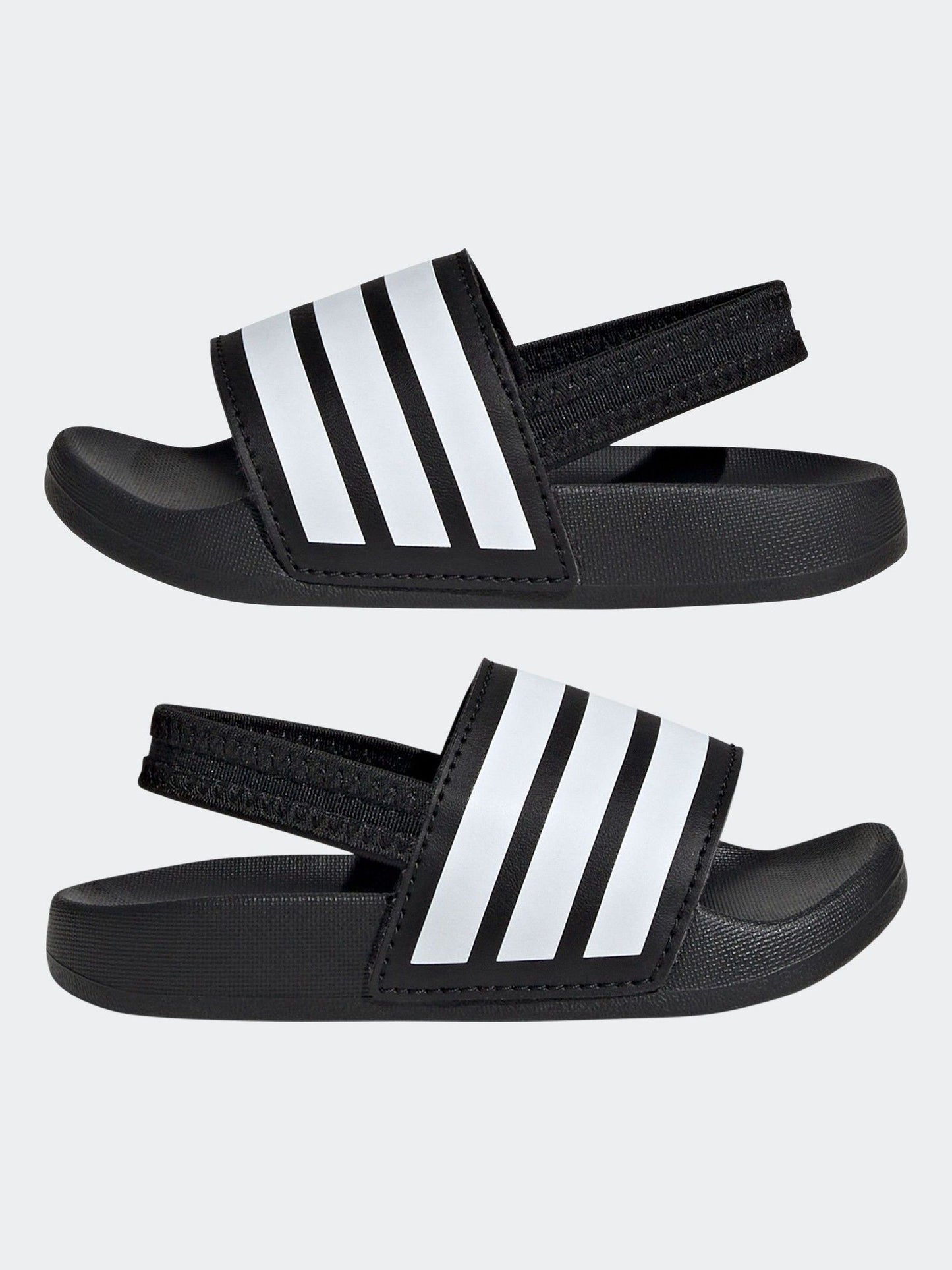 adidas Black Adilette Estrap Infant Slides image 5