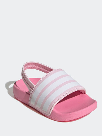 adidas Pink Adilette Estrap Infant Sliders image 3