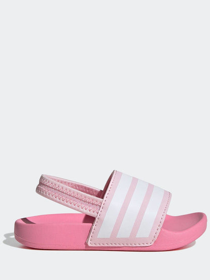 adidas Pink Adilette Estrap Infant Sliders image 1