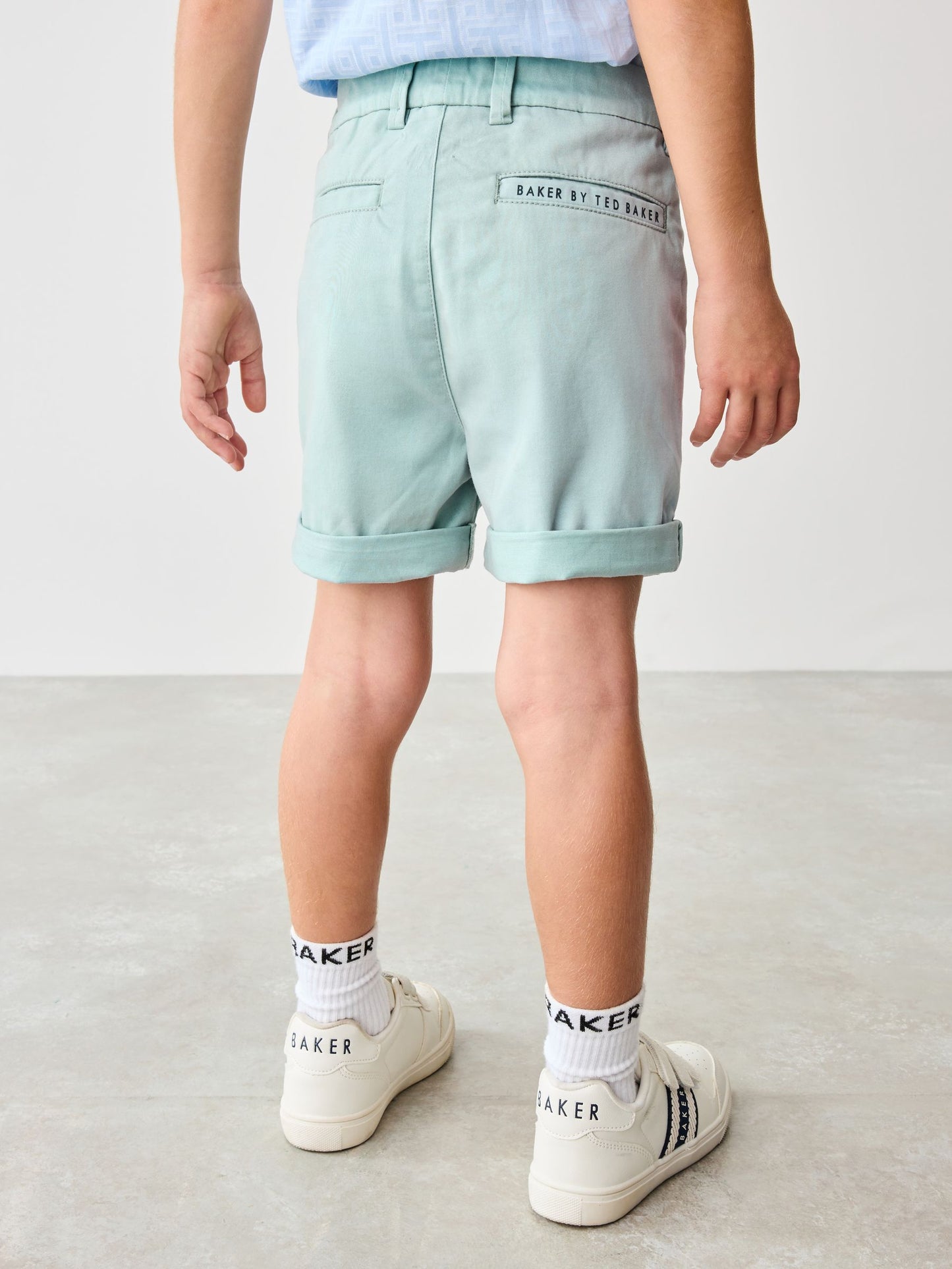 Baker by Ted Baker Green Chino Shorts image 3