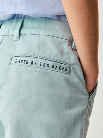 Baker by Ted Baker Green Chino Shorts image 6