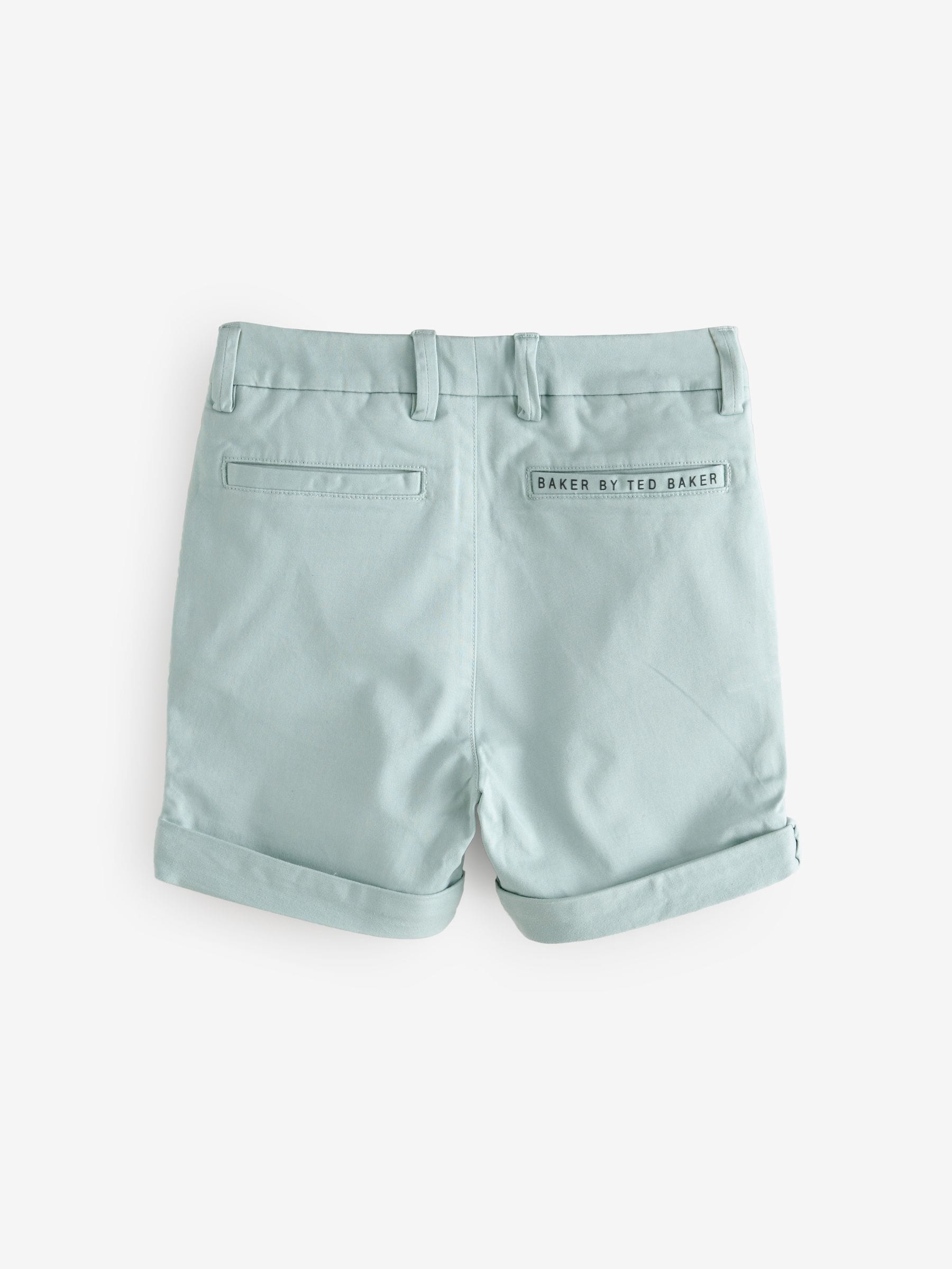 Baker by Ted Baker Green Chino Shorts image 8