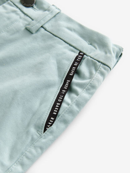 Baker by Ted Baker Green Chino Shorts image 10