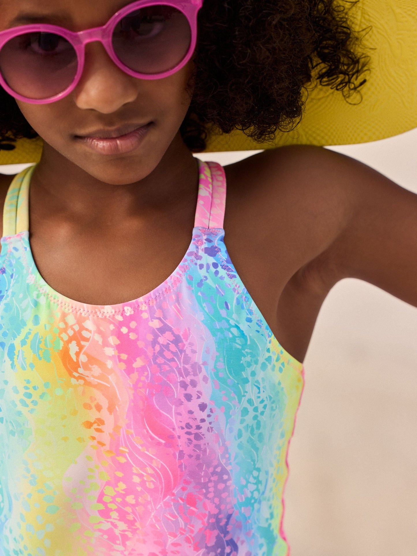 Multi Animal Double Strap Swimsuit (3-16yrs) image 5