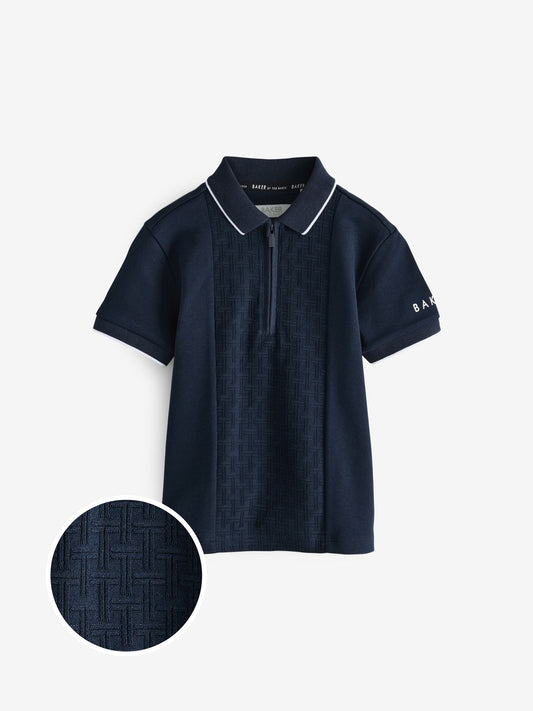 Baker by Ted Baker Textured Polo Shirt image 3