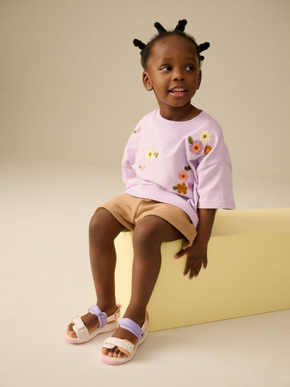 Multi Pastel Trekker Sandals image 2