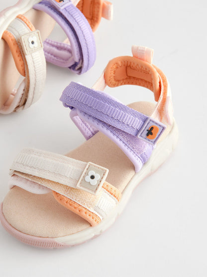 Multi Pastel Trekker Sandals image 6