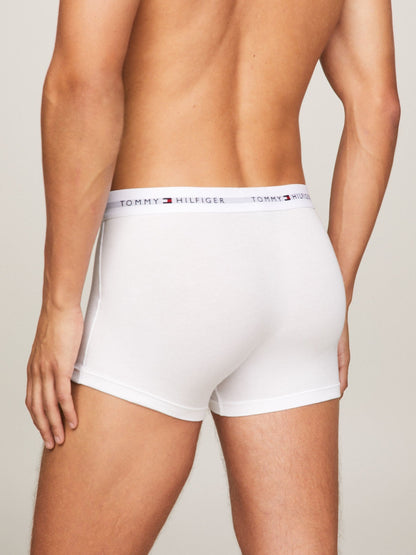 Dsiney Kidz - Tommy Hilfiger Grey Signature Essential Boxer Trunks 3 Pack image 3