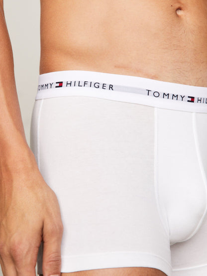 Dsiney Kidz - Tommy Hilfiger Grey Signature Essential Boxer Trunks 3 Pack image 5