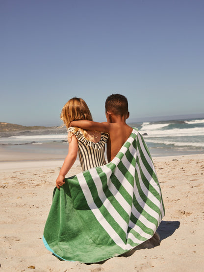 Black/White Stripe Frill Neck Swimsuit (3mths-7yrs) image 8