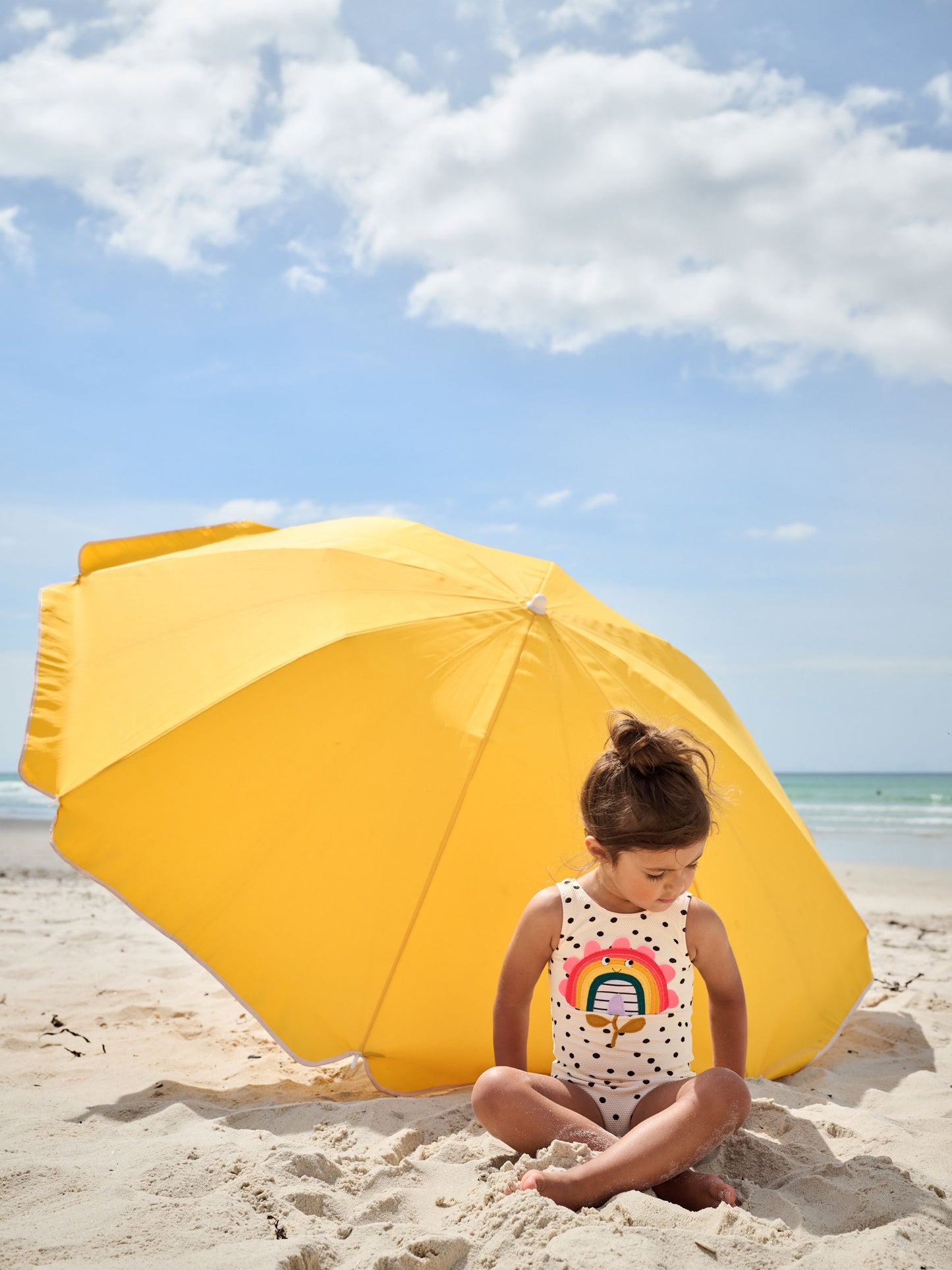 Ecru Spot Rainbow Swimsuit (3mths-7yrs) image 4