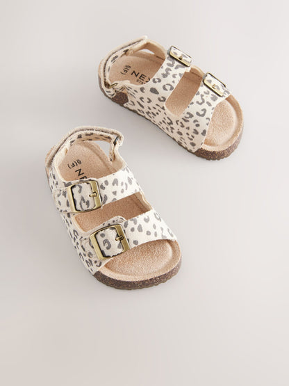 Animal Print Standard Fit (F) Corkbed Double Two Strap Sandals image 1