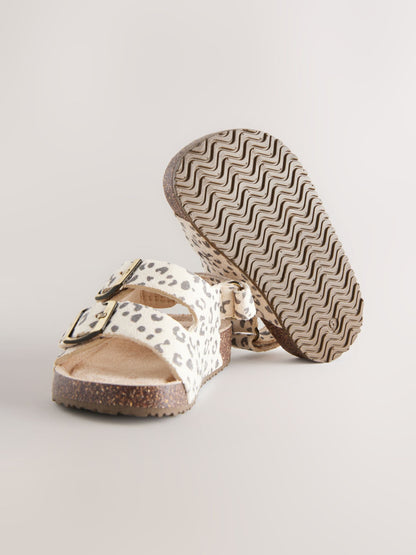 Animal Print Standard Fit (F) Corkbed Double Two Strap Sandals image 3