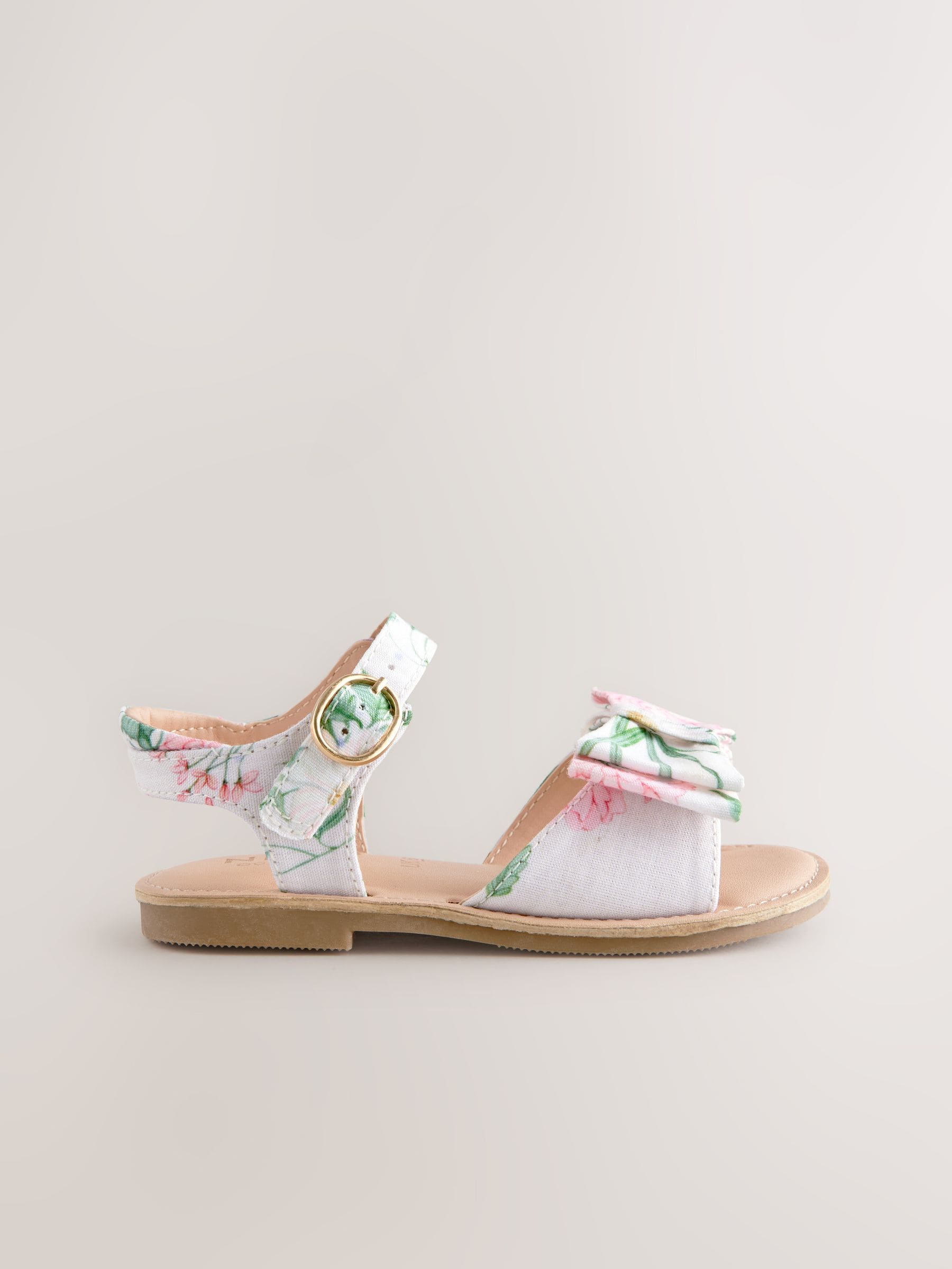 Floral Standard Fit (F) Bow Occasion Sandals image 2