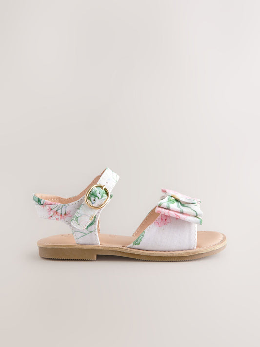 Floral Standard Fit (F) Bow Occasion Sandals image 2