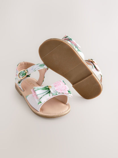 Floral Standard Fit (F) Bow Occasion Sandals image 3