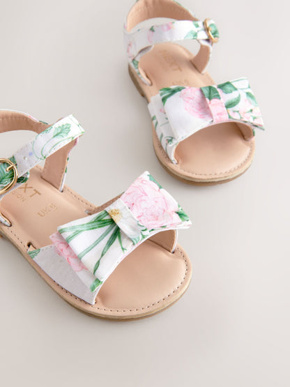 Floral Standard Fit (F) Bow Occasion Sandals image 4