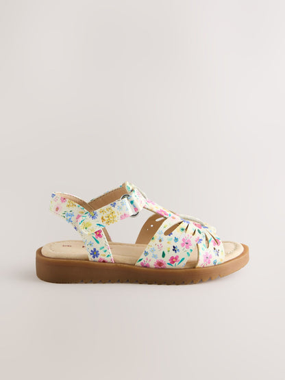 Floral Print Ankle Strap Sandals image 2