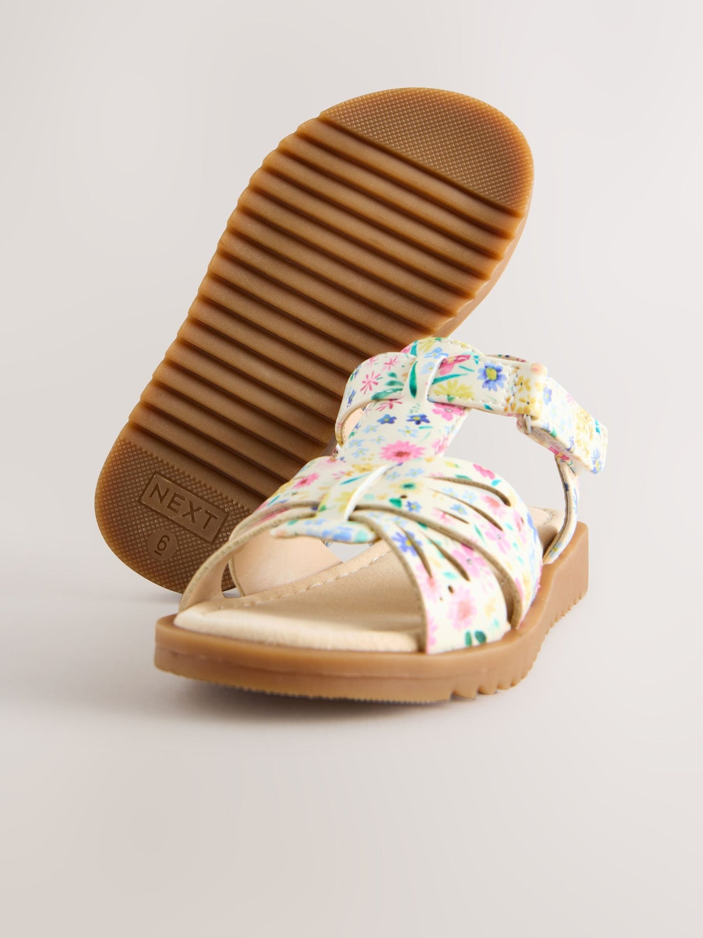 Floral Print Ankle Strap Sandals image 3