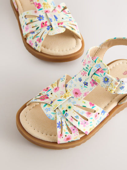 Floral Print Ankle Strap Sandals image 4