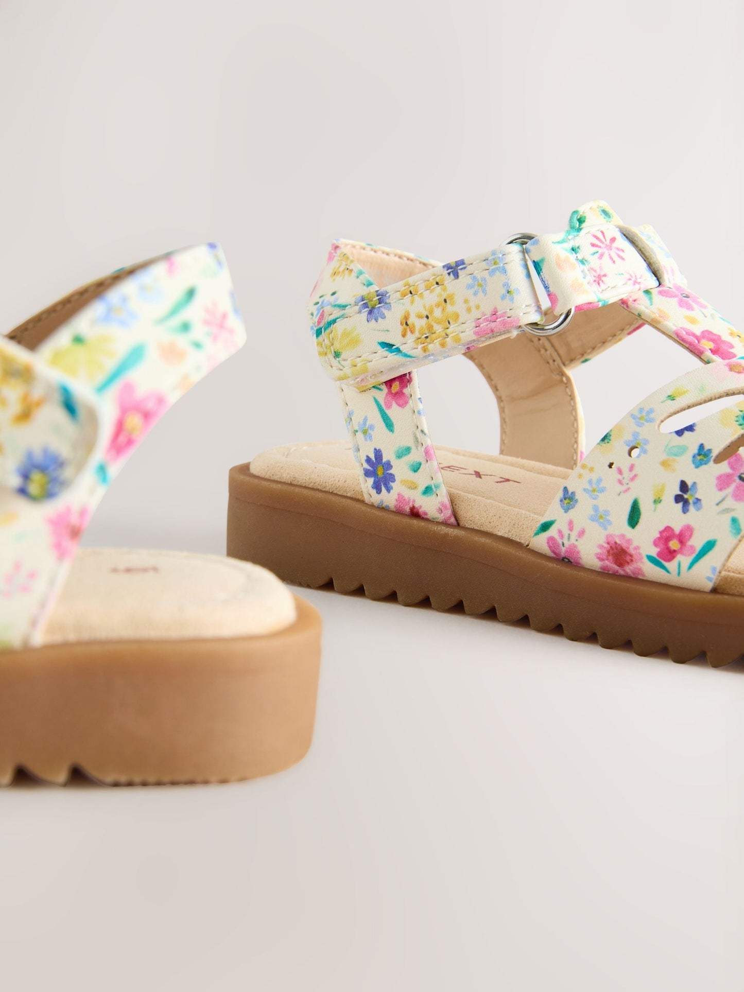 Floral Print Ankle Strap Sandals image 5