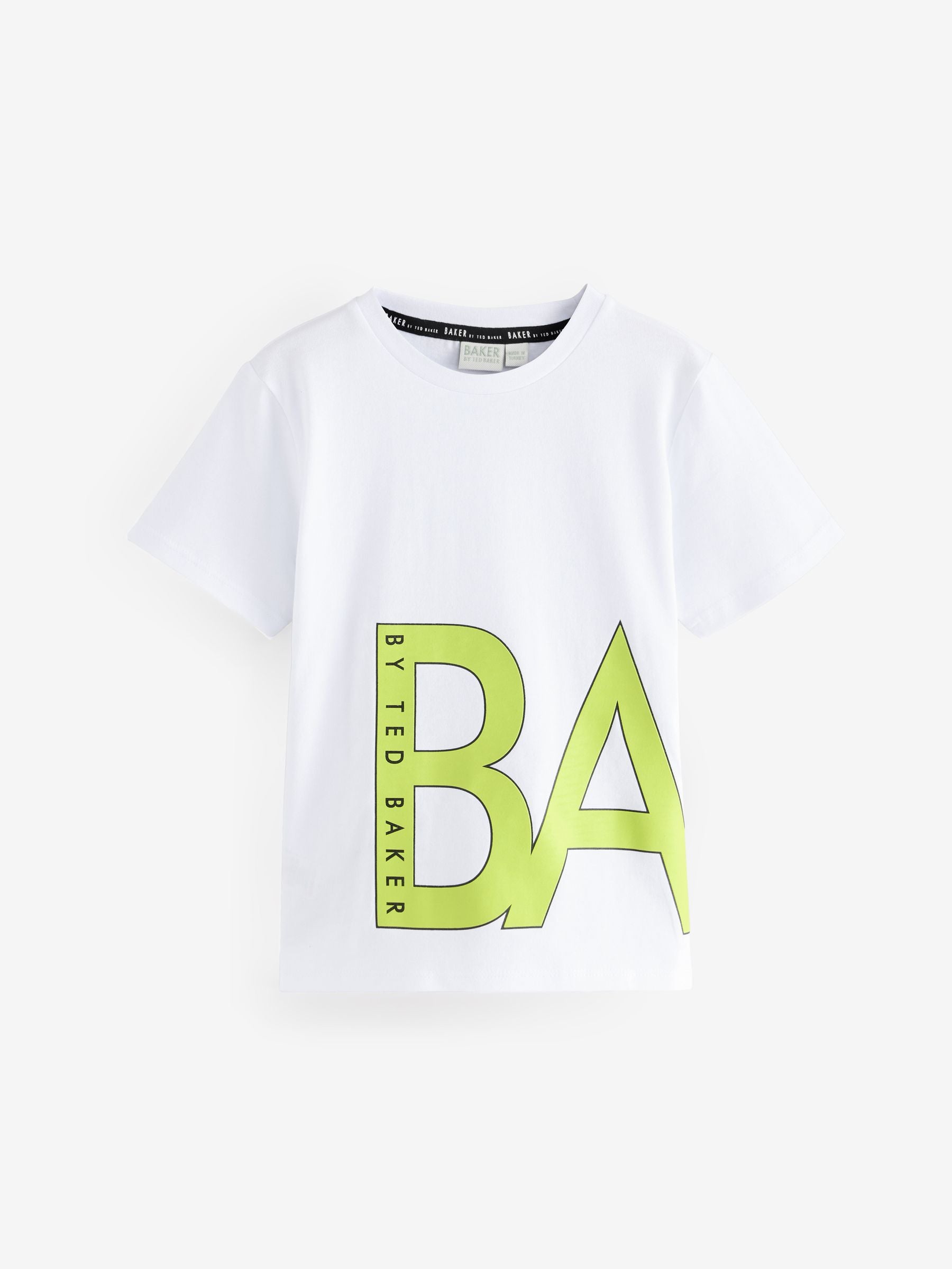 Dsiney Kidz - Baker by Ted Baker Graphic 100% Cotton White T-Shirt image 1