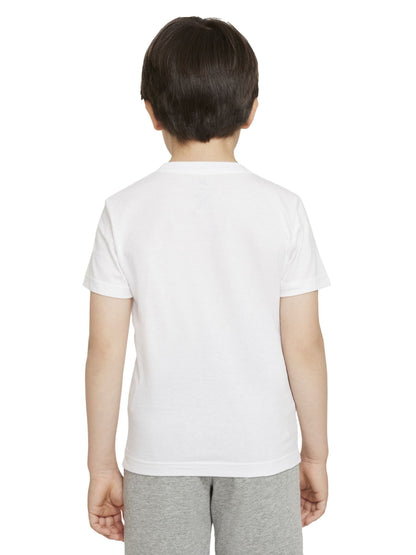 Dsiney Kidz - Nike White Little Kids HBR Club T-Shirt image 3