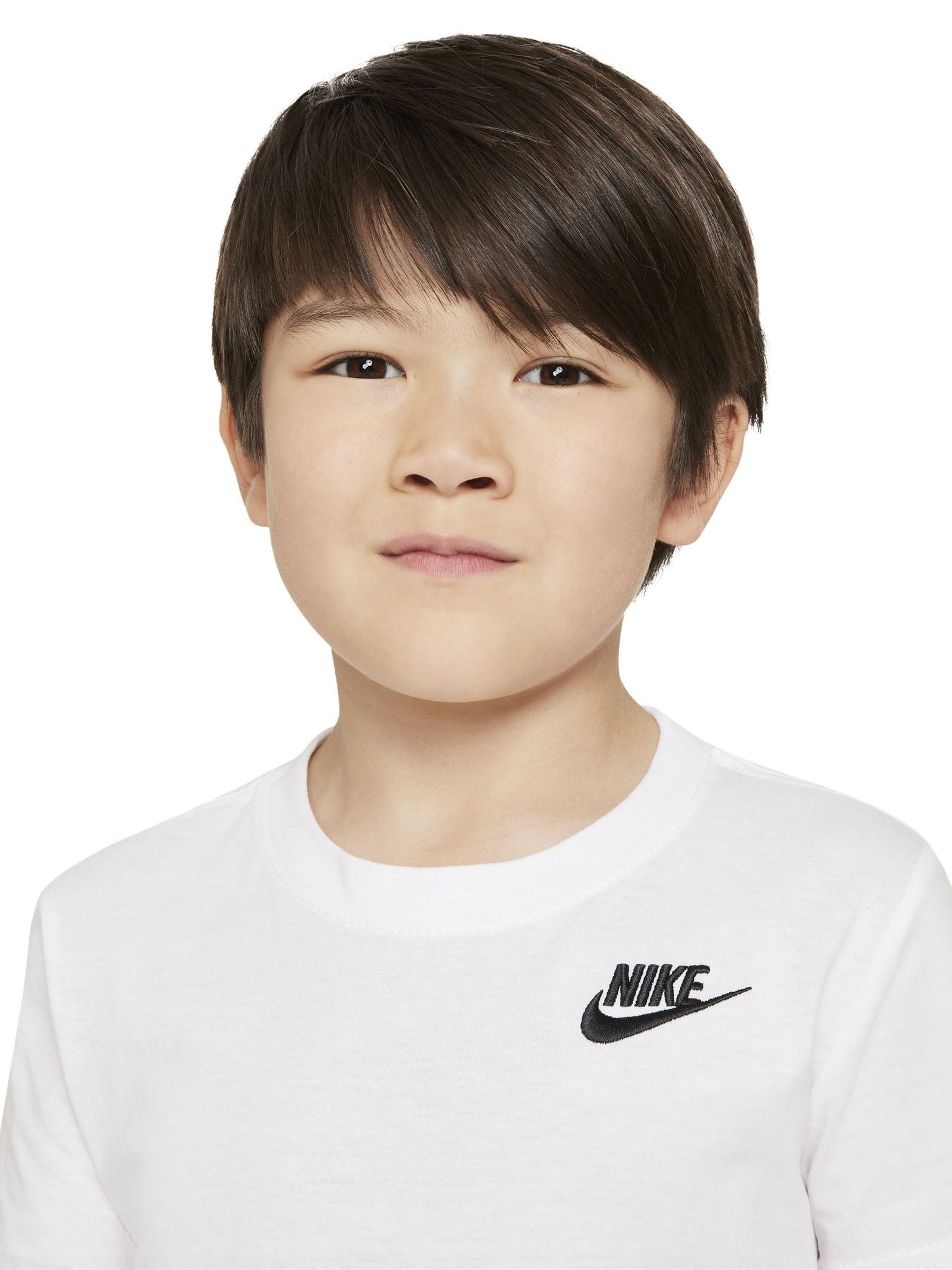 Dsiney Kidz - Nike White Little Kids HBR Club T-Shirt image 4