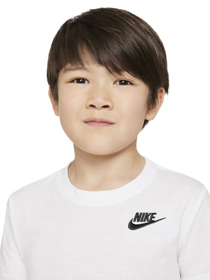 Dsiney Kidz - Nike White Little Kids HBR Club T-Shirt image 4