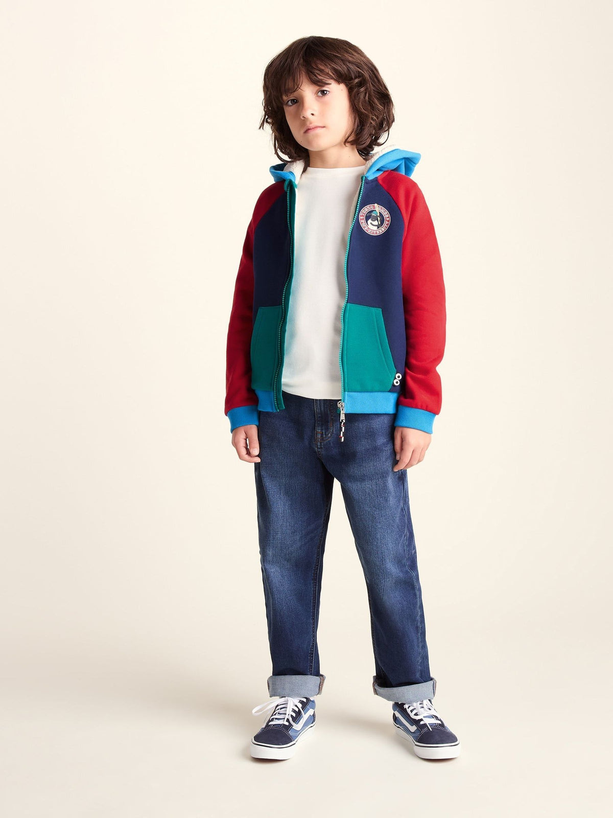 Dsiney Kidz - Tog 24 Blue Portland Shaun the Sheep Kids Supersoft Sherpa Lined Hoodie image 2