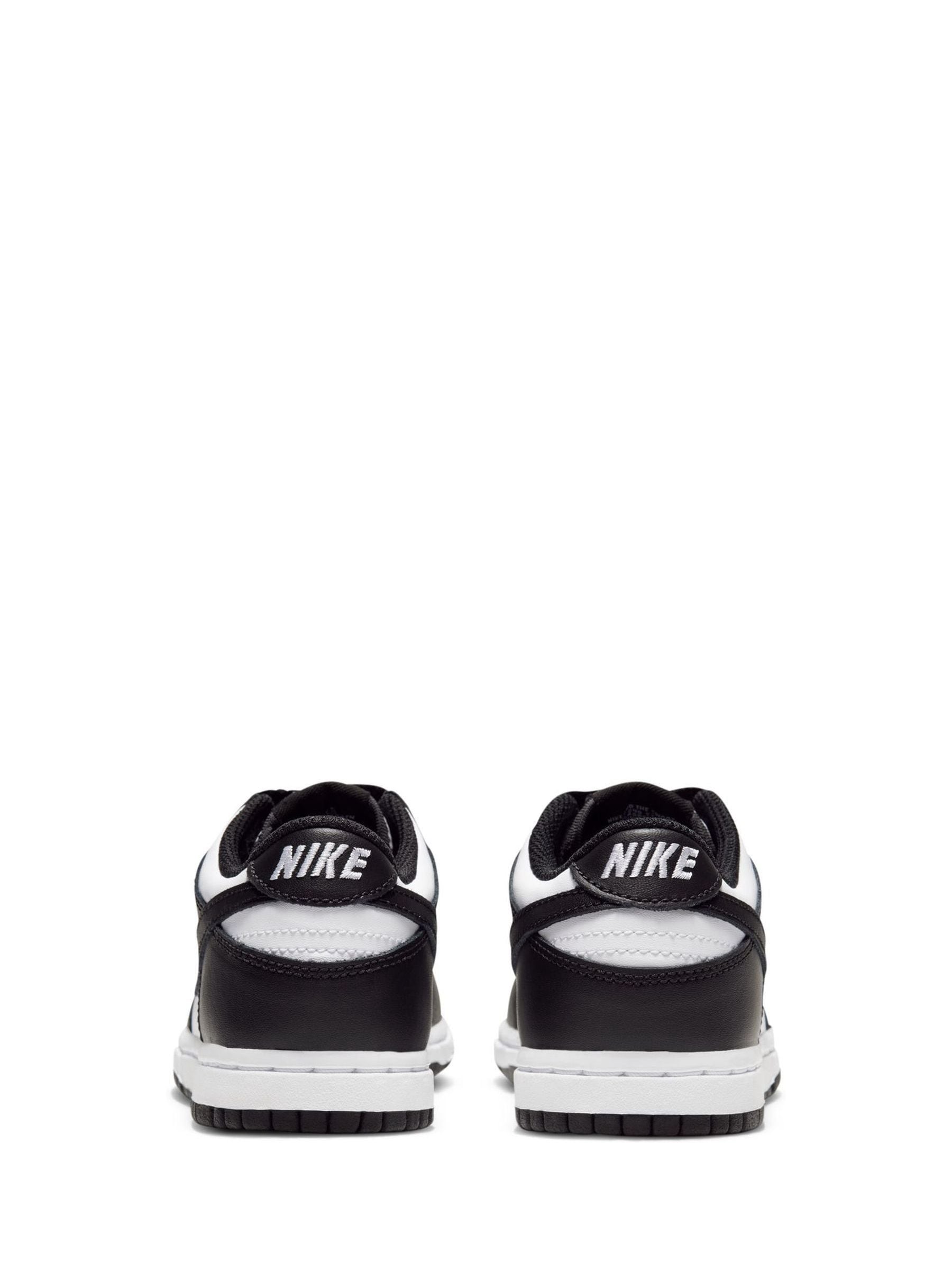 Nike Black/White Junior Dunk Low Trainers image 4