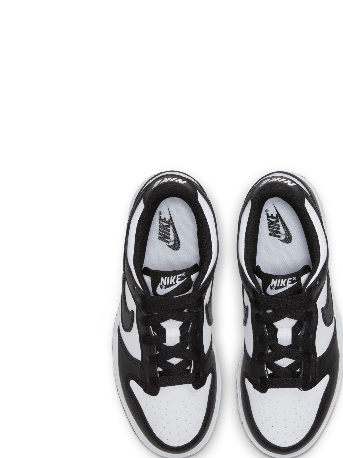 Nike Black/White Junior Dunk Low Trainers image 5
