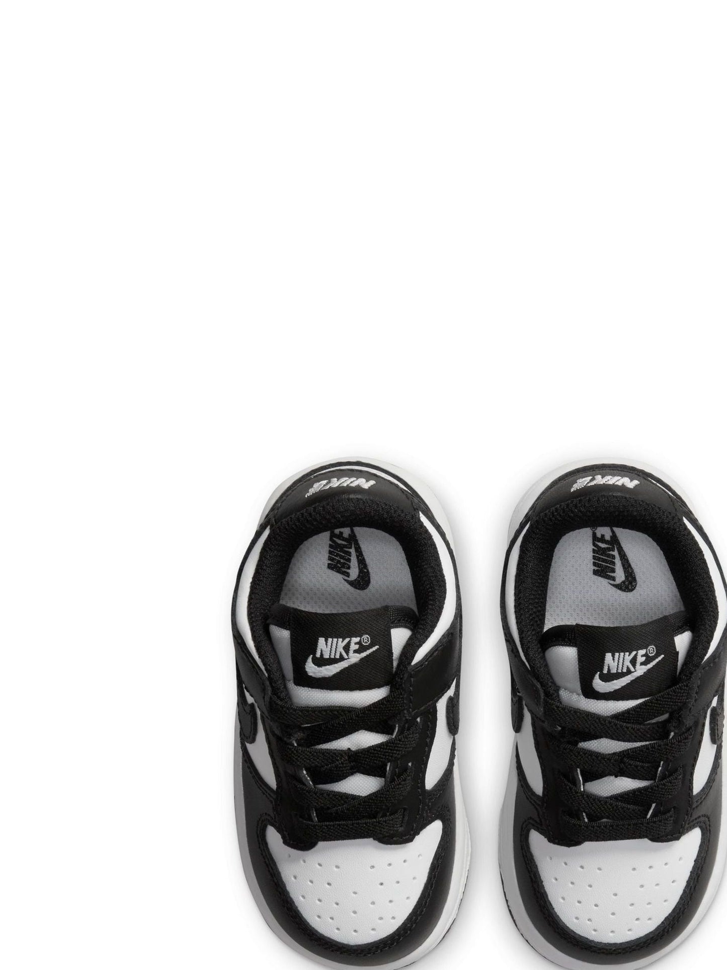 Nike Black/White Low Infant Dunk Trainers image 6