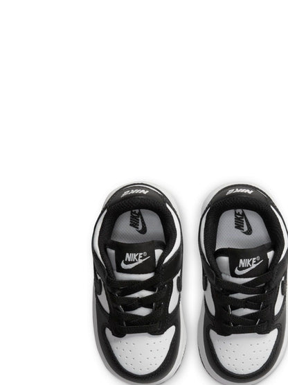 Nike Black/White Low Infant Dunk Trainers image 6