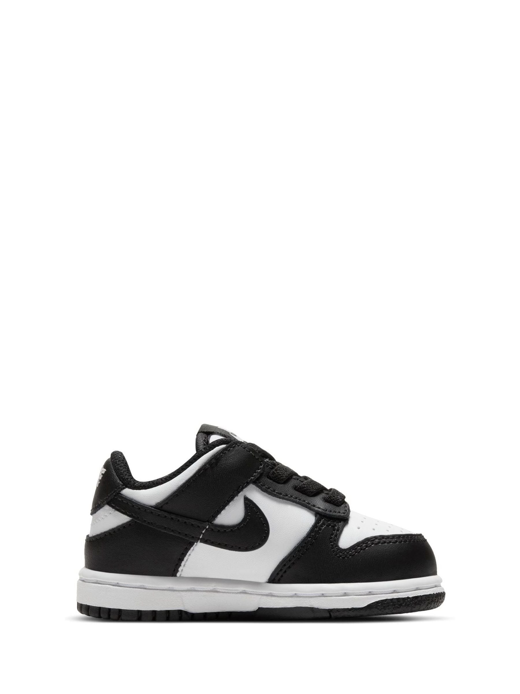 Nike Black/White Low Infant Dunk Trainers image 9