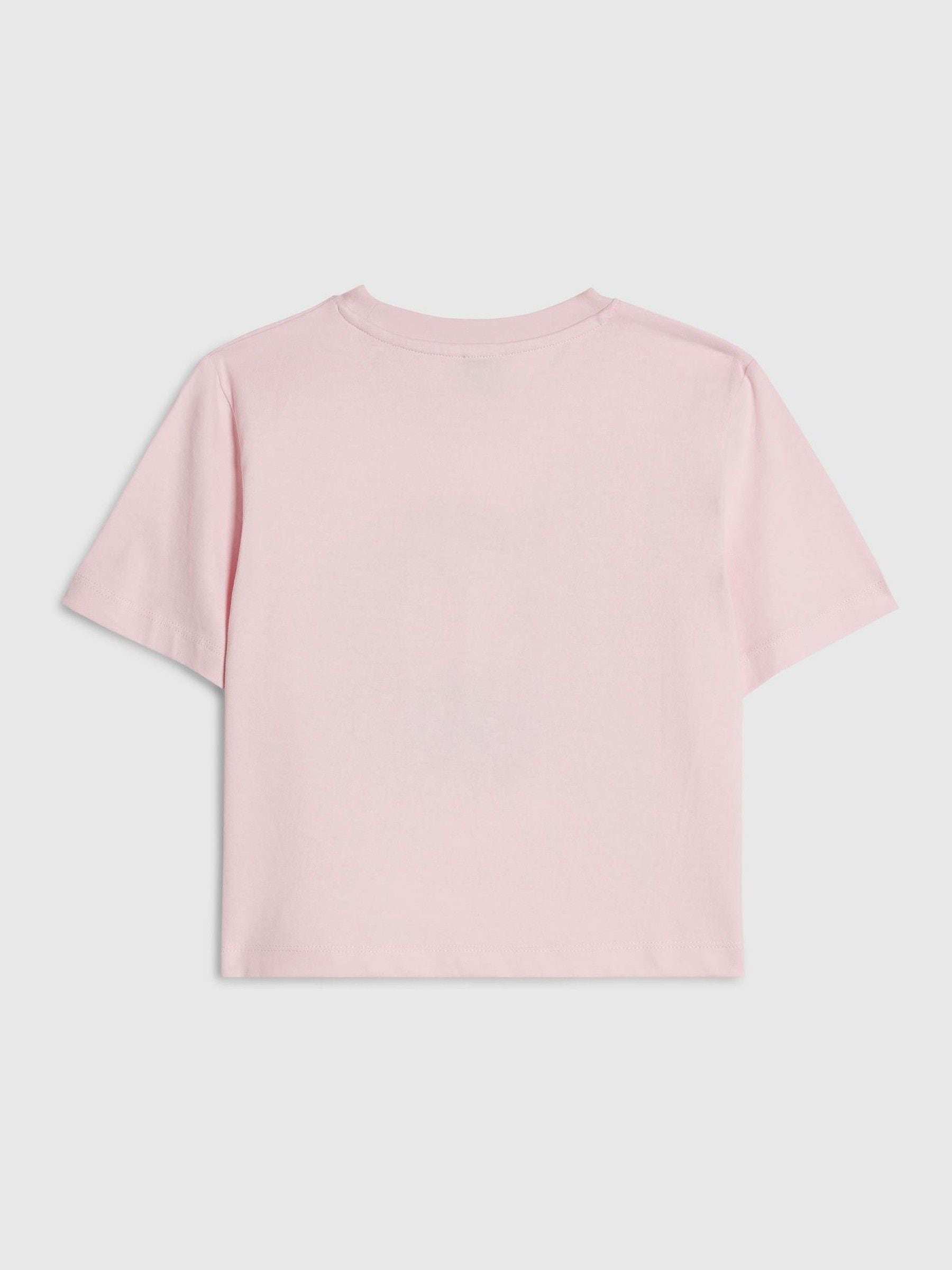 Dsiney Kidz - River Island Pink Disco All The Time Crop T-Shirt image 2