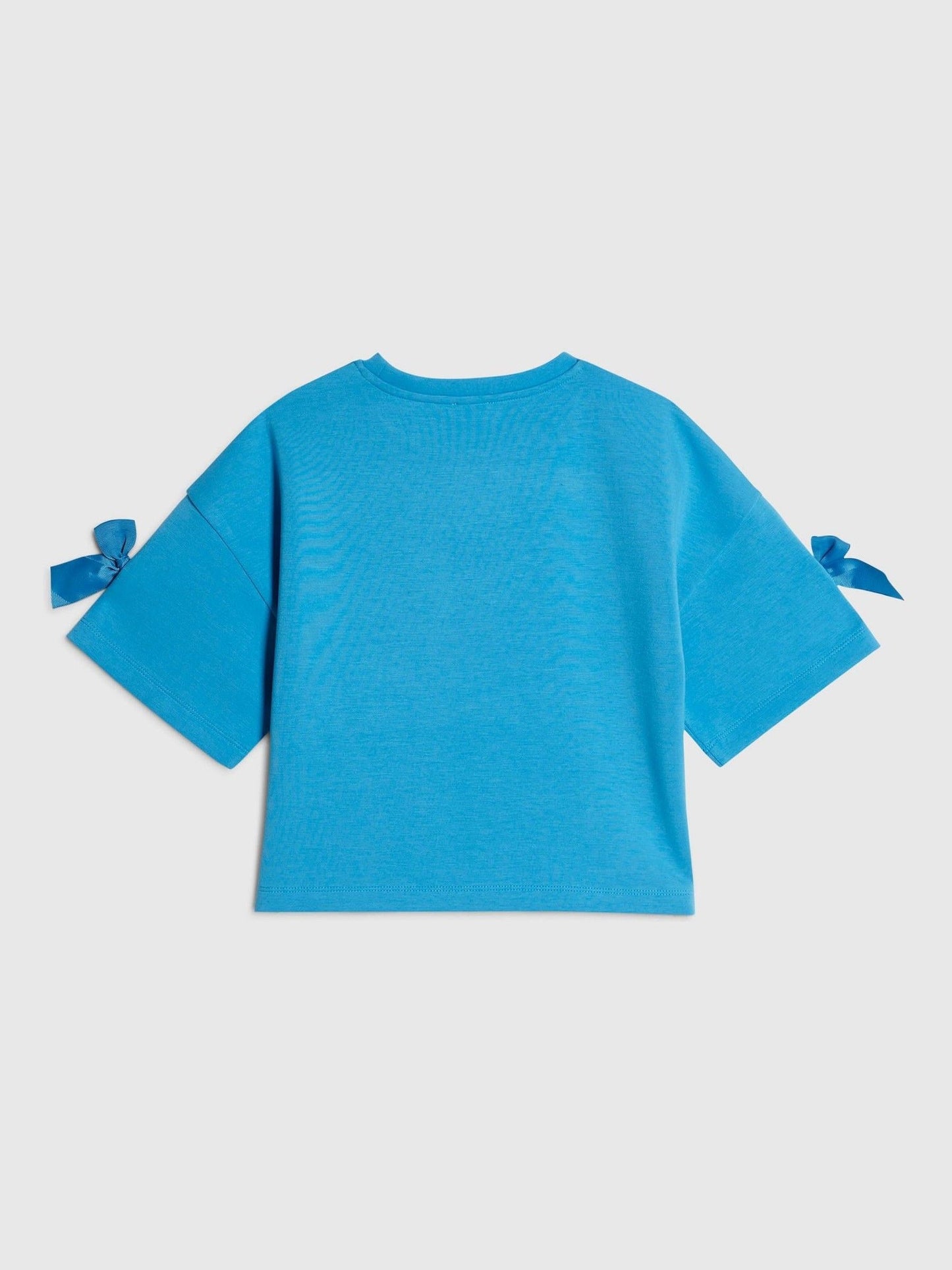 Dsiney Kidz - River Island Blue Premium Bow Boxy T-Shirt image 2